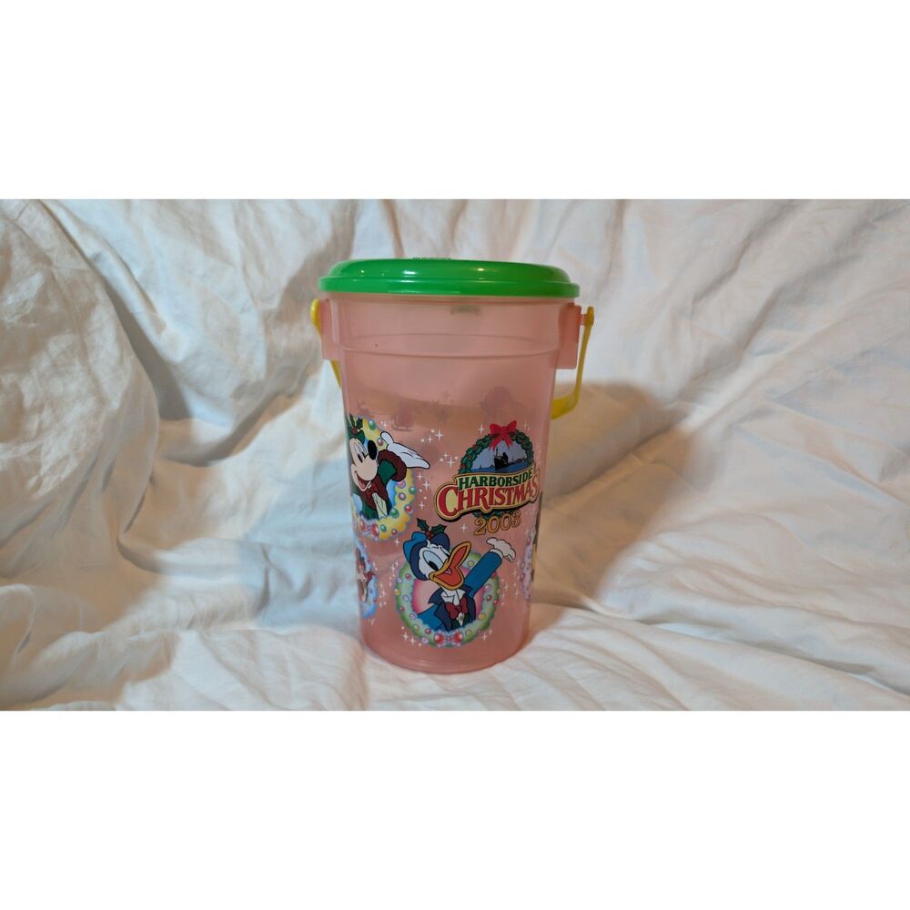 Vintage Tokyo DisneySea Harborside Christmas 2003 Popcorn Bucket